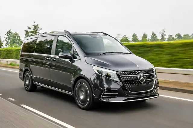 Mercedes van for private airport and cruise transfers