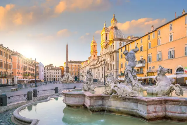 Piazza Navona in central Rome