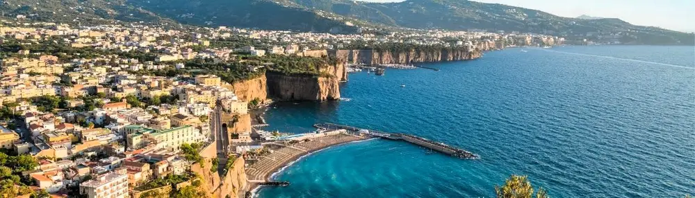 Sorrento coastline and waterfront